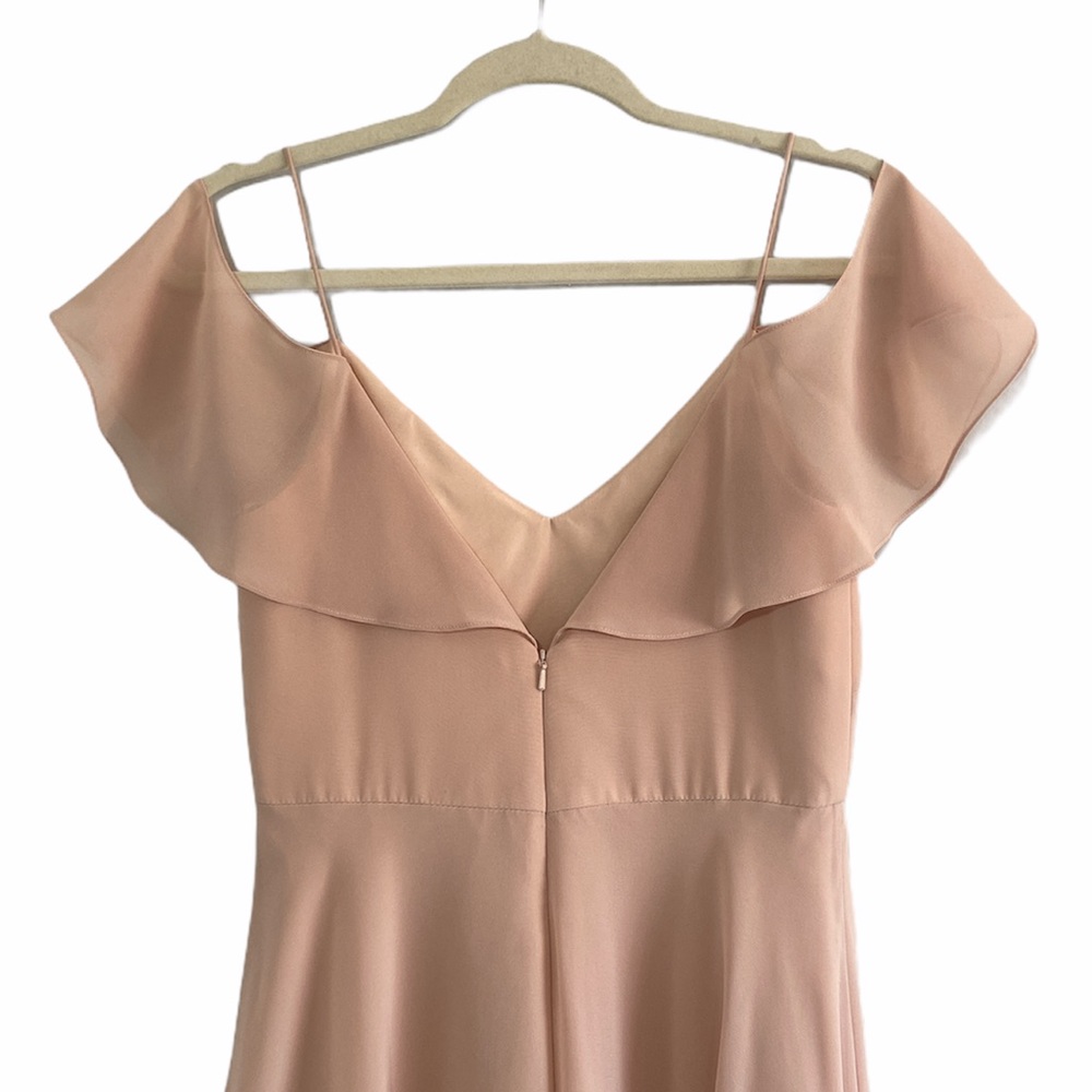 Jenny Yoo Collection Mila Dress Desert Rose Size 6 - Picture 14 of 14